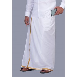 Smart-White(Adjustable) - Mens Velcor Dhoti