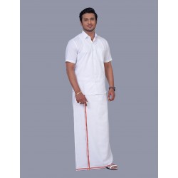 Mens Rich Cotton White H/S 